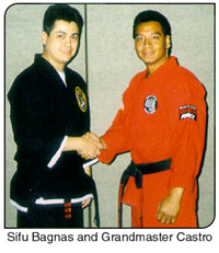 Grandmaster Castro and Sifu Bagnas