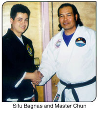 Grandmaster Chun and Sifu Bagnas